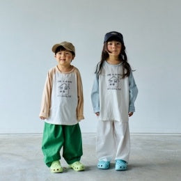 Normal Play My Home Raglan T-Shirt <Sky Blue / Beige> 12M–JM