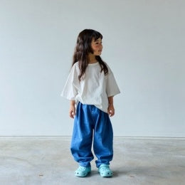 Normal Play Good Morning Single Jersey Short-Sleeve T-Shirt <Ivory / White Melange / Sky Blue / Melange / Navy / Yellow / Pink / Green> 12M–JM