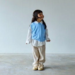 Normal Play Dojaru Terry Vest <Melange / Pink / Light Blue / Navy> 12M–JM