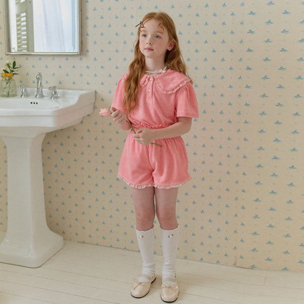 Berry Berry Morning Terry Set <Peach/Yellow> *5~15*