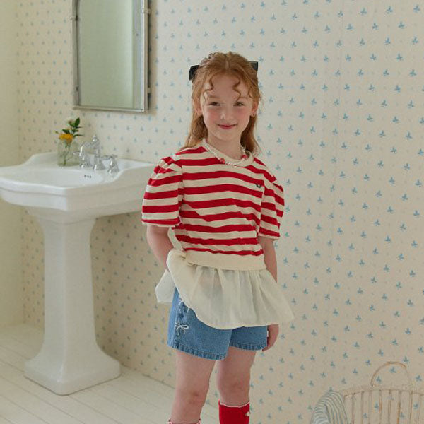 Berry Berry Rucola Tee <Red/Black> *5~15*