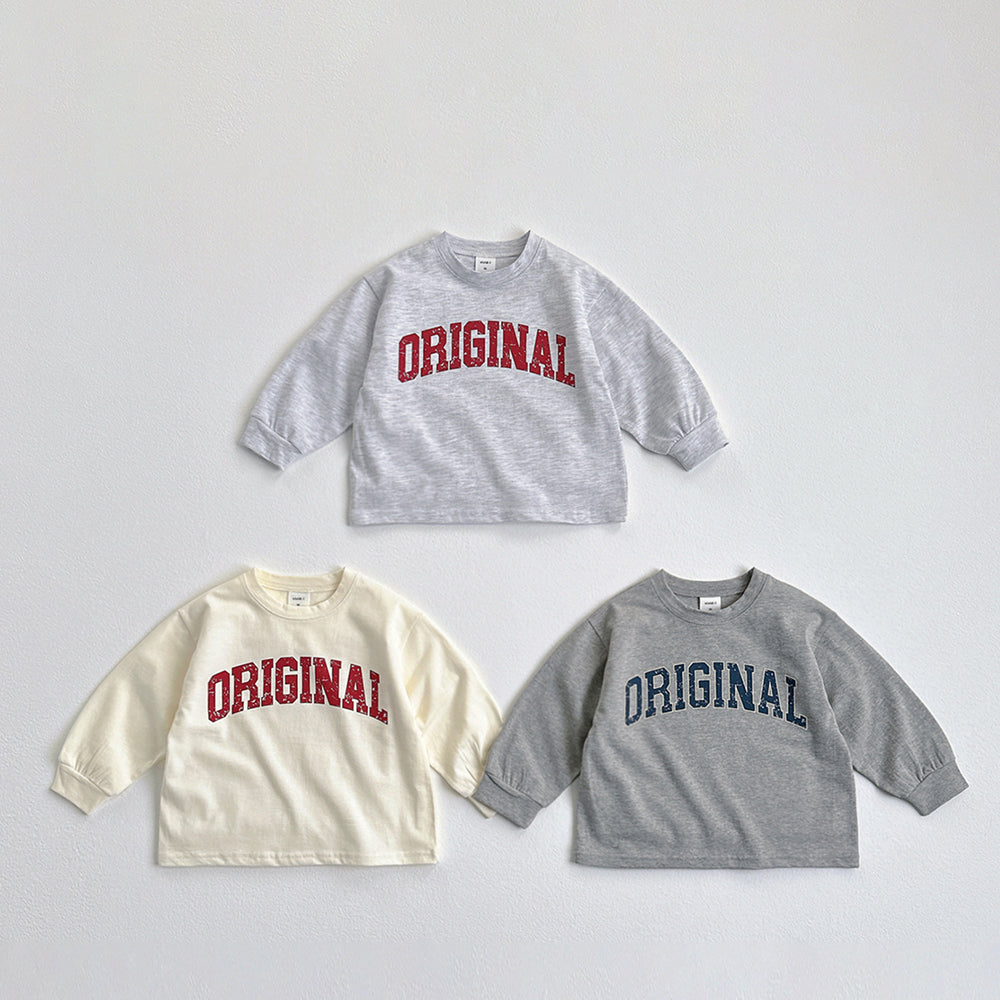 Vivid-I Original Tee <Cream / Back Melange / Melange> XS~JM