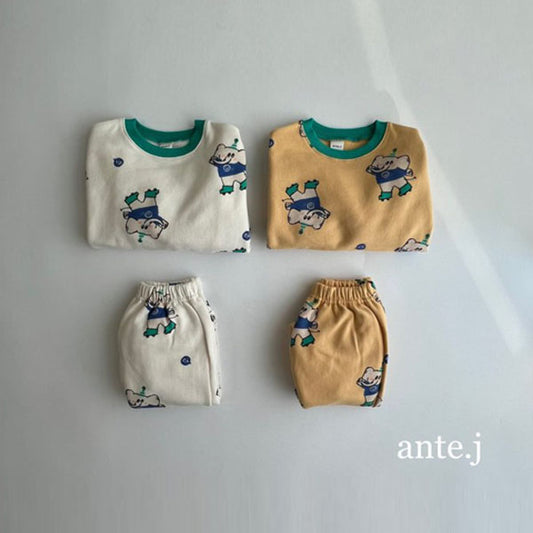 Ante.J Fleece Elephant Set <Ivory/Yellow>  *S~JS*