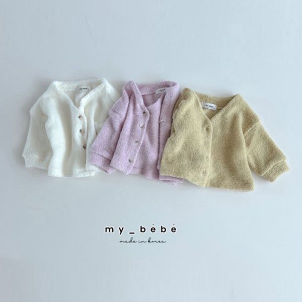 MyBebe Soft Cardigan <Mustard/Ivory/Pink> *XS~XL*