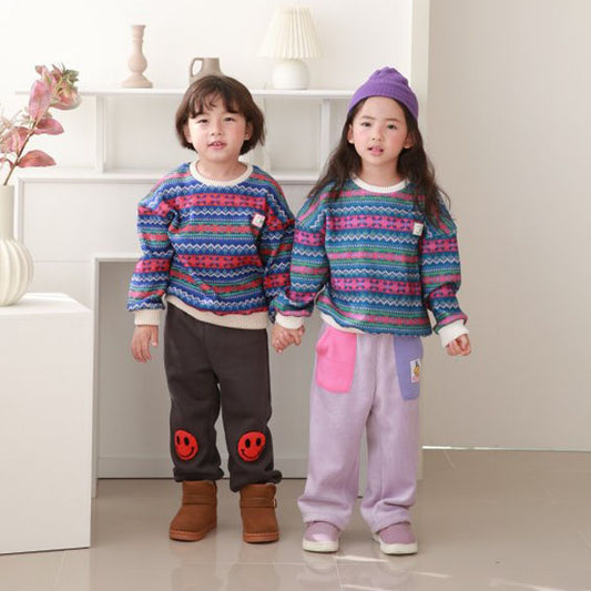 Twinkle Wavy Knitwear <Pink/Blue> *5~15*