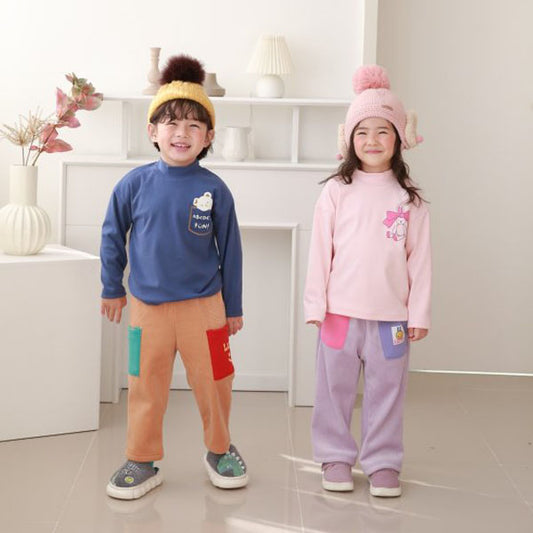 Twinkle Petit Half Polar Tee <Cream/Light Pink/Navy> *5~15*