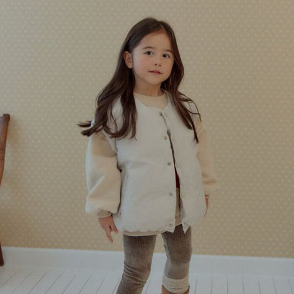 Bymimi Story Vest Padding <Ivory/Brown> *S~JM*