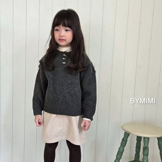 Bymimi Baguet Knit (One-size Up Order) <Oatmeal/Brown> *S~JS*