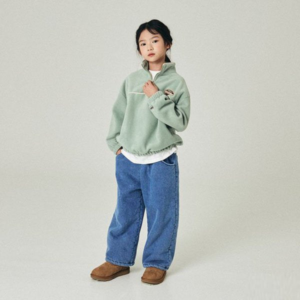 O.wen Fleece Denim Pants <Mid> *XS~JL*