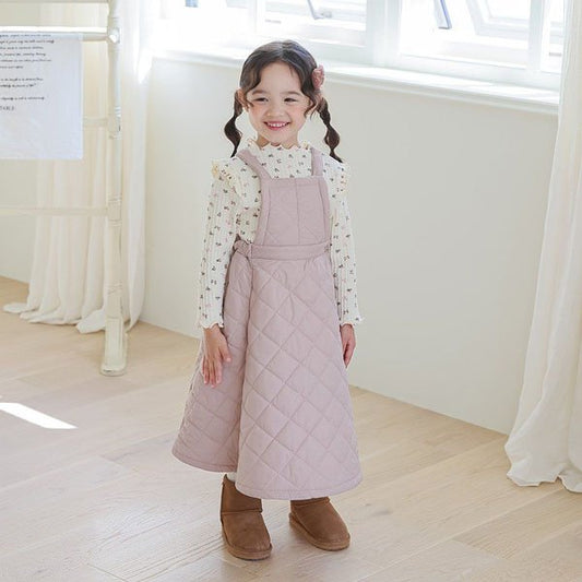 RicaKids Quilted Skirt <Pink> *5~13*