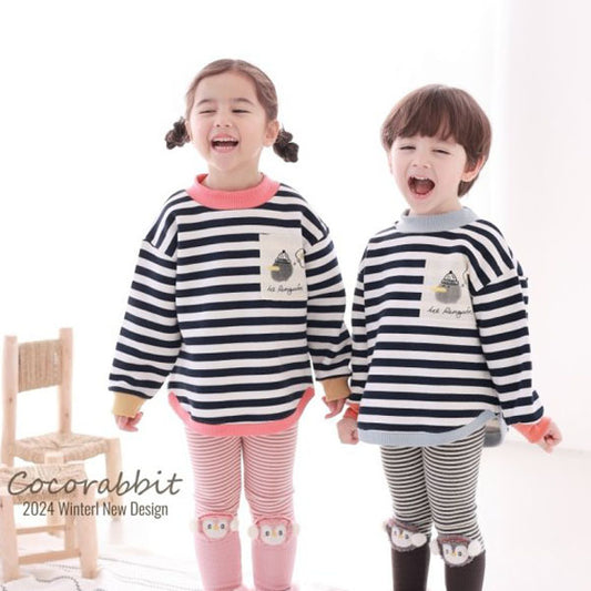 Cocorabbit Penguin Sweatshirt <Pink/Blue> *S~2XL*