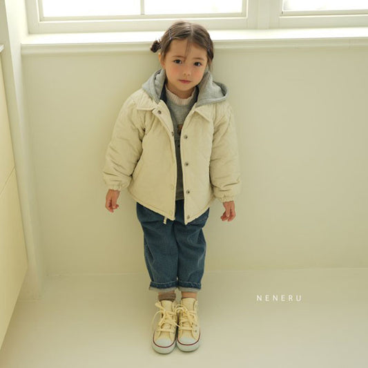 Neneru Glory Jumper <Ivory/Khaki> *12M~XL*