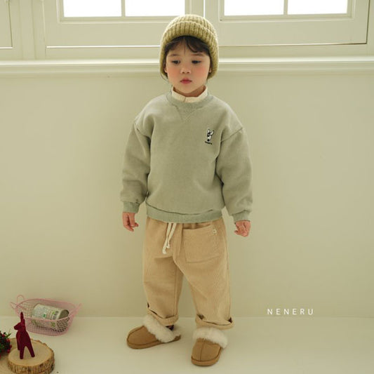 Neneru Coucou Spandex Pants <Denim/Beige/Brown> *12M~XL*