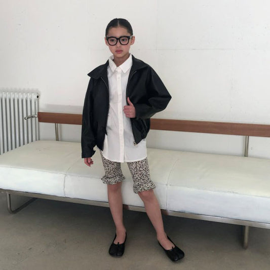 Ellymoly Air Balloon Leggings <Leopard/Melange/Black> *5–15*