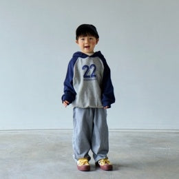 Normal Play Line Slacks <Beige / Light Blue / Navy> *XS–JM*