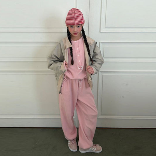 Ellymoly Maple Pants <Melange/Pink> *5–19*