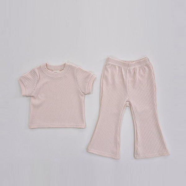 Soybean Summer Flare Set<Black/Lemon/Beige/Pink/Olive> *XS~JM*