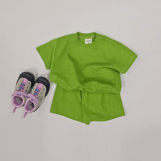 Soybean Summer Lollipop Set <White Melange / Cream / Charcoal / Light Blue / Green / Yellow / Lilac / Lime / Plum Floral / Apricot / Cocoa / Strawberry Milk> Sizes XS–JL