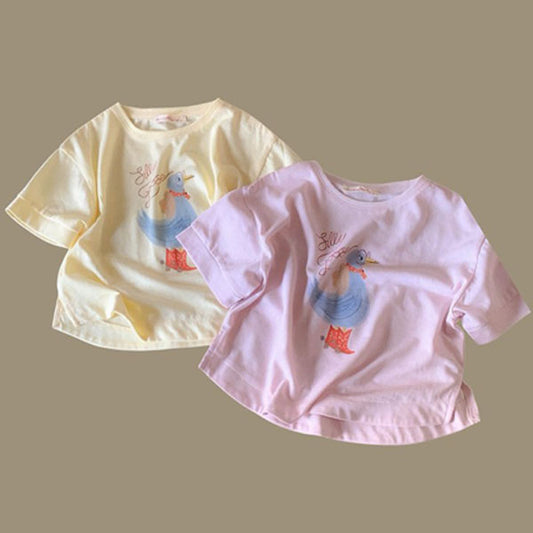 Mumu & Baba Factory T-shirt <Lilac / Yellow> Sizes 5–15