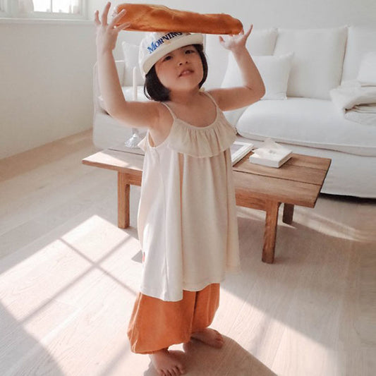 Mumu & Baba Baskin dress <Pink / Blue / Beige / Brown> Sizes 5–15