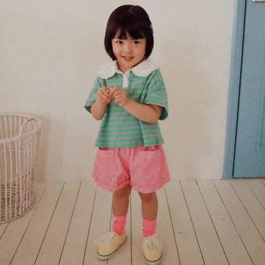 Mumu & Baba From pants <Green / Pink> Sizes 5–15