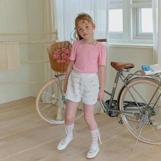 Berry Berry  Rosé Blanc Pants <White/Black> *5~15*