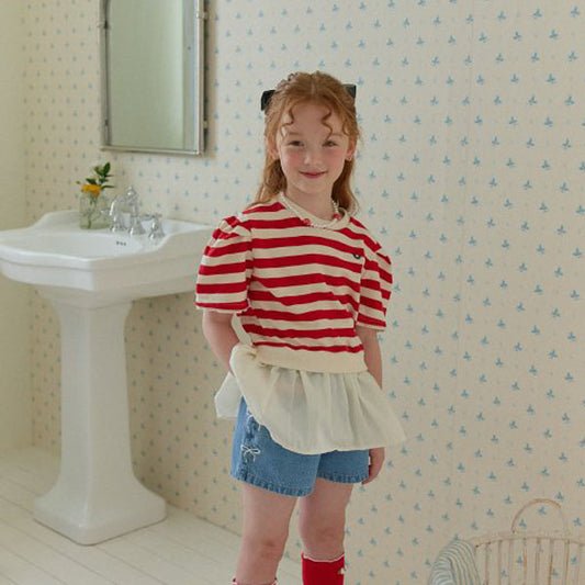 Berry Berry Rucola Tee <Red/Black> *5~15*