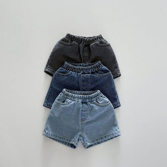 Bonito Denim Shorts<Light/Mid/Black> *12M~JM(135~140cm)*