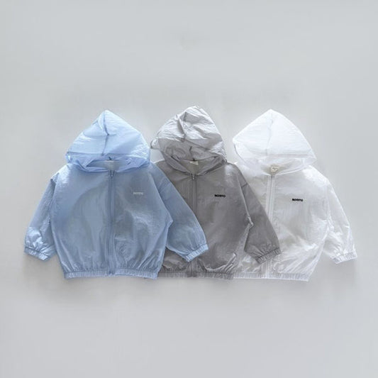 Bonito Windy Cooling Zip Up <Ivory/Blue/Grey> *12M(6~12mth)~JM(135~140cm)*