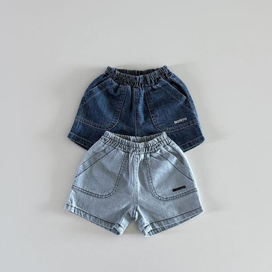 Bonito Putig Denim Shorts <Light/Dark>*12M~JM(135~140cm)*
