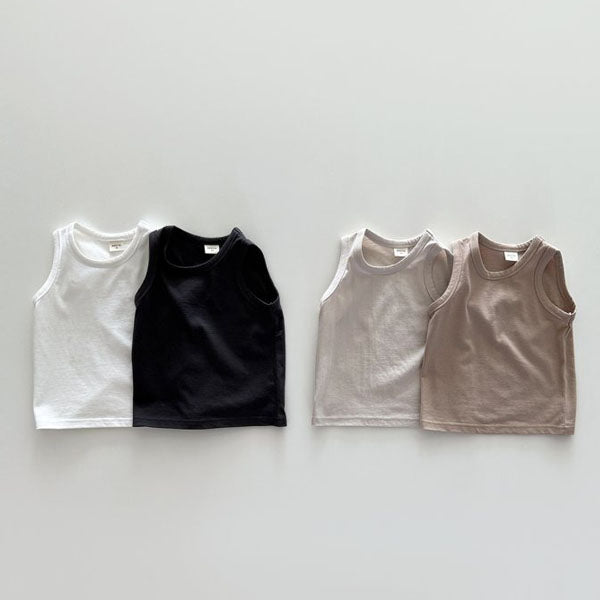 Bonito 1+1 Sleeveless <Ivory_Charcoal/Beige> *12M ~JM(135~140cm)