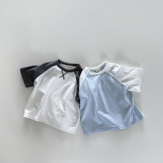 Bonito Raglan Shirt <Blue/Charcoal> *12M ~JM(135~140cm)*