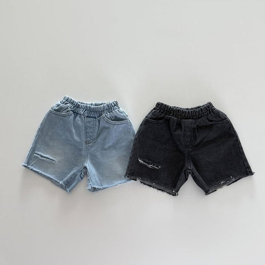 Bonito  Cutting Denim Shorts <Light/Black> *12M~JM(135~140cm)*