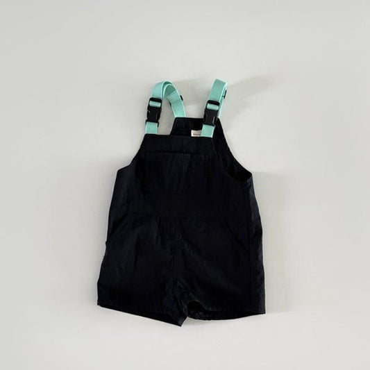 Bonito Buckle Overalls<Black> *12M~XL,  Mom FREE*