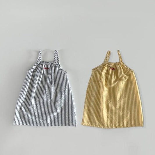 Bonito Stripe Dress <Yellow/Ivory> *12M~JM(135~140cm)*