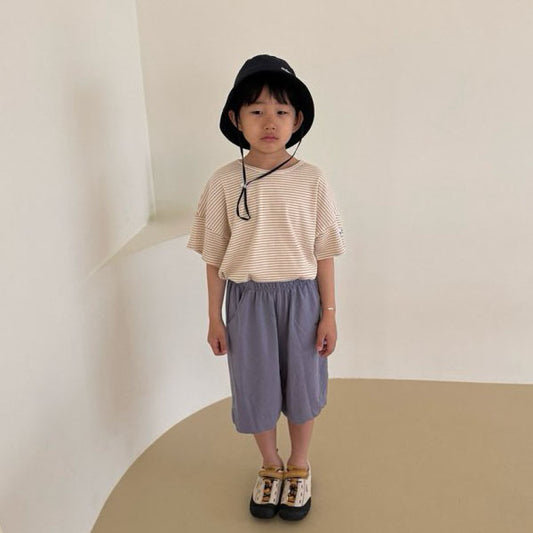 Roda J Comfy Pants <Charcoal / Light Purple> *XS~JL*