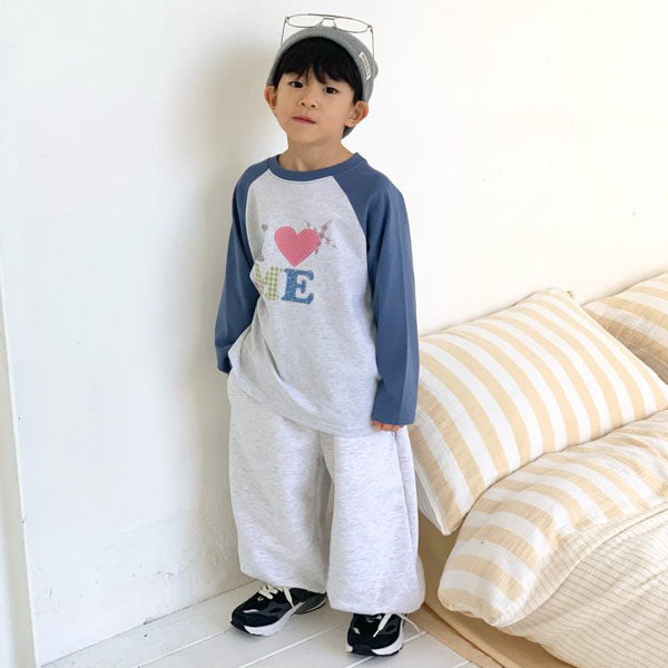 Bailey Becky Pants  <Blue / Light Melange> *XS–2XL*