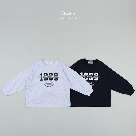 Owen 1989 T-Shirts <White Melange/Navy> *Adult*