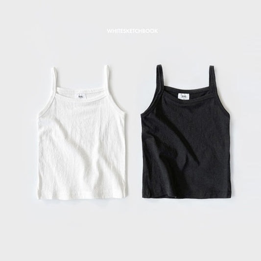 White Sketchbook New Basic Sleeveless <White/Black> *5~17*