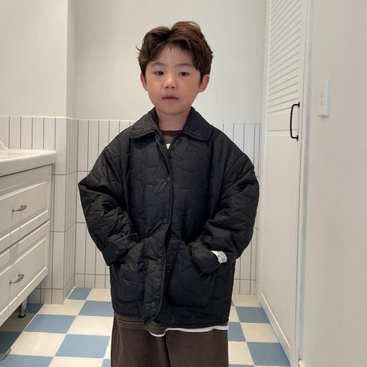 Eyescream Big Star Quilted Jacket <Khaki/Black> *S~JL*