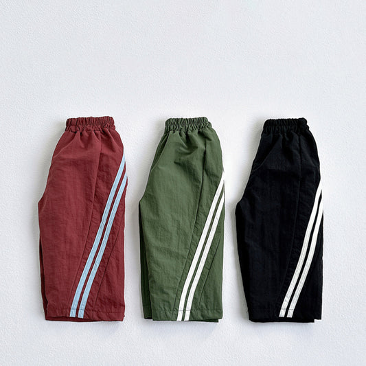 Vivid-I Rounding track pants (Khaki / Wine / Black) XS~JM