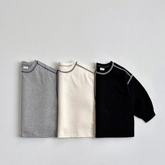 Vivid-I Gyroppa Tee <Cream / Melange / Black> XS~JM