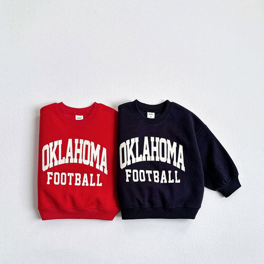Vivid-I Oklahoma Sweatshirt <Red / Navy> XS~JM