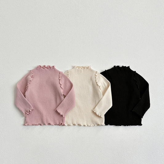 Vivid-I Ribbed Nallarity <Cream / Black / Pink> XS~JM