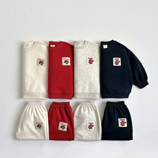 Vivid-I Label Point Set <Cream/Wine/Navy/Oatmeal> XS~JM