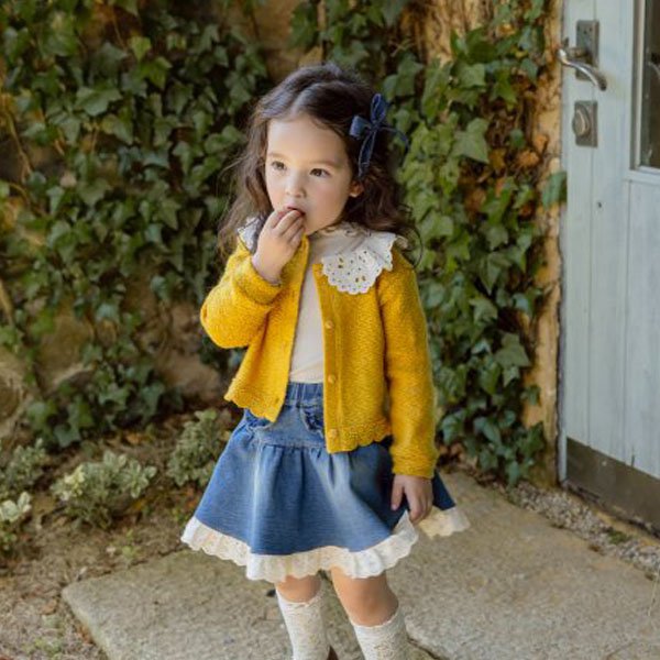 FLO Malone Cardigan <Mustard/Pink/Blue> *3~13*