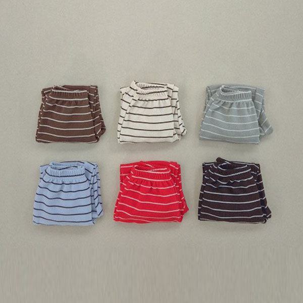 Soybean Stripe Jogger Pants <Cream/Black/Red/Olive/Brown/Light Blue> *XS~JL*