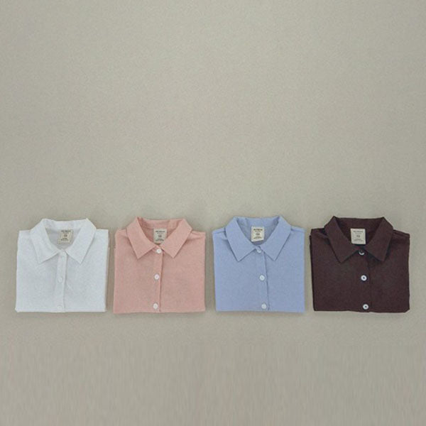 Soybean Fall City Boy Shirts <Black/Light Blue/Light Pink/Ivory> *XS~JM*