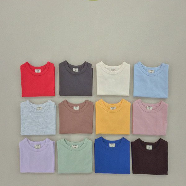 Soybean Daily Long Sleeve <Brown/Charcoal/Cream/Light Blue/White Melange/Choral/Butter Yellow/Indi Pink/Lilac/Olive/Royal Blue/Black> *XS~JL*