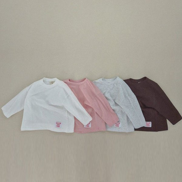 Soybean Lucky Layered Tee <Pink/Ivory/Black/White Melange> *XS~JL*